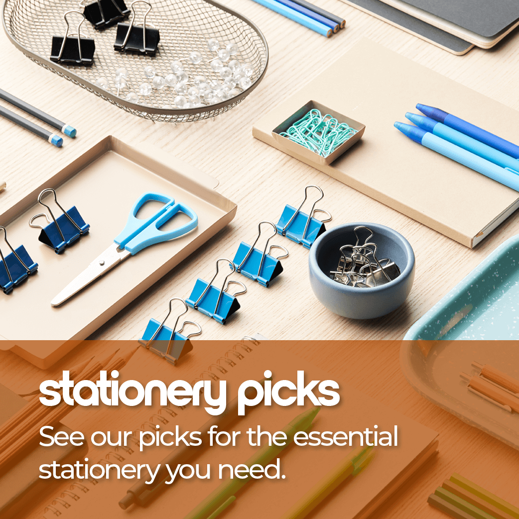 See our picks for the essential stationery you need.